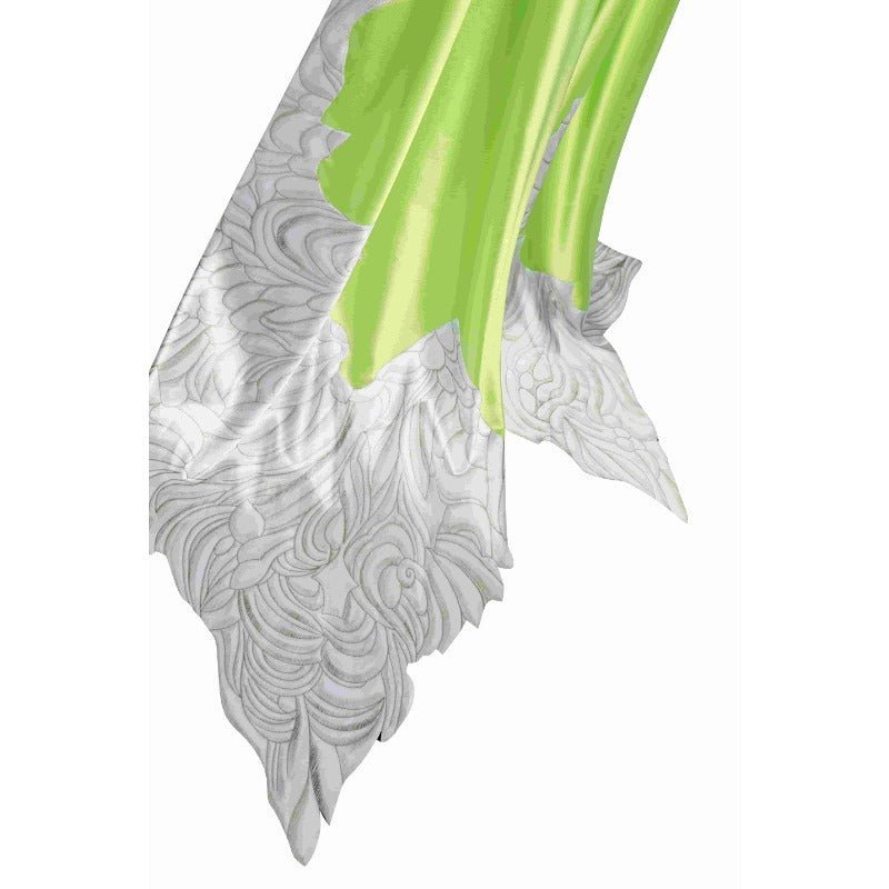 Traje de Nophica de FF14 Cosplay - Vestido Largo Verde para Halloween y Fiestas - Fantasia Cosera