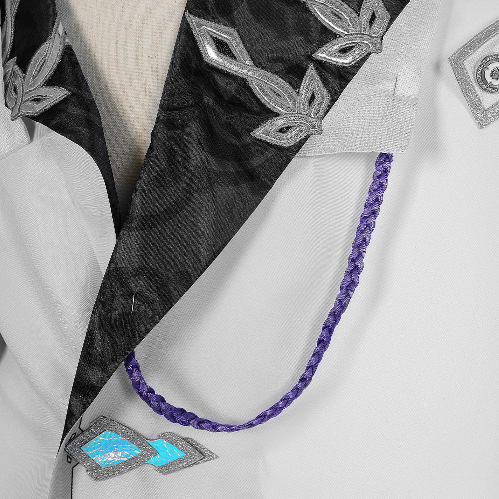 Traje de Genshin Impact Fatui Cloak para Pierr Pantalone Tartaglia Harlequin Doctor Sandrone Columbina Regretor - Fantasia Cosera