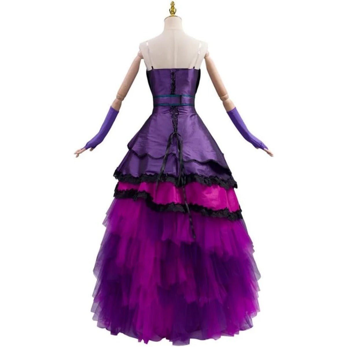 Traje de Cosplay de Princesa Mal Vestido de Noche Gótico Morado para Mujer - Fantasia Cosera
