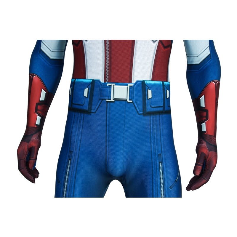 Traje de Cosplay de Capitán América Steve Rogers The Avengers Disfraz Heroico - Fantasia Cosera