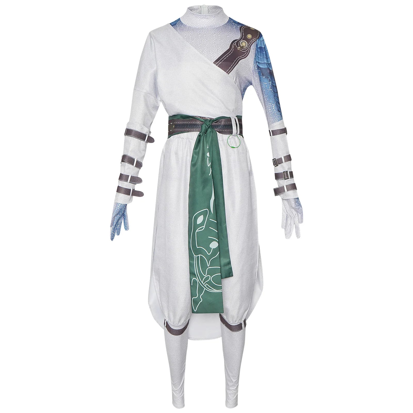 Traje de Cosplay Noble de Blanco de Black Myth Wukong | Túnica Blanca para Halloween para Hombres | Diseño Elegante para Fans - Fantasia Cosera