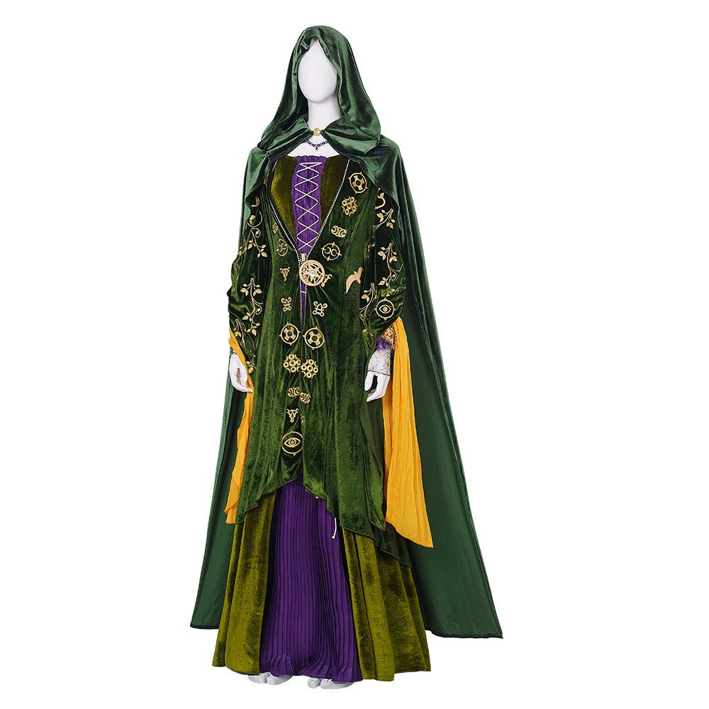 Disfraz de Winifred Sanderson Hocus Pocus 2 Traje de Bruja Cosplay - Fantasia Cosera