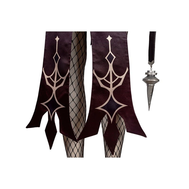 Traje de Cosplay de Rosalía de Genshin Impact para Halloween y Carnaval - Fantasia Cosera