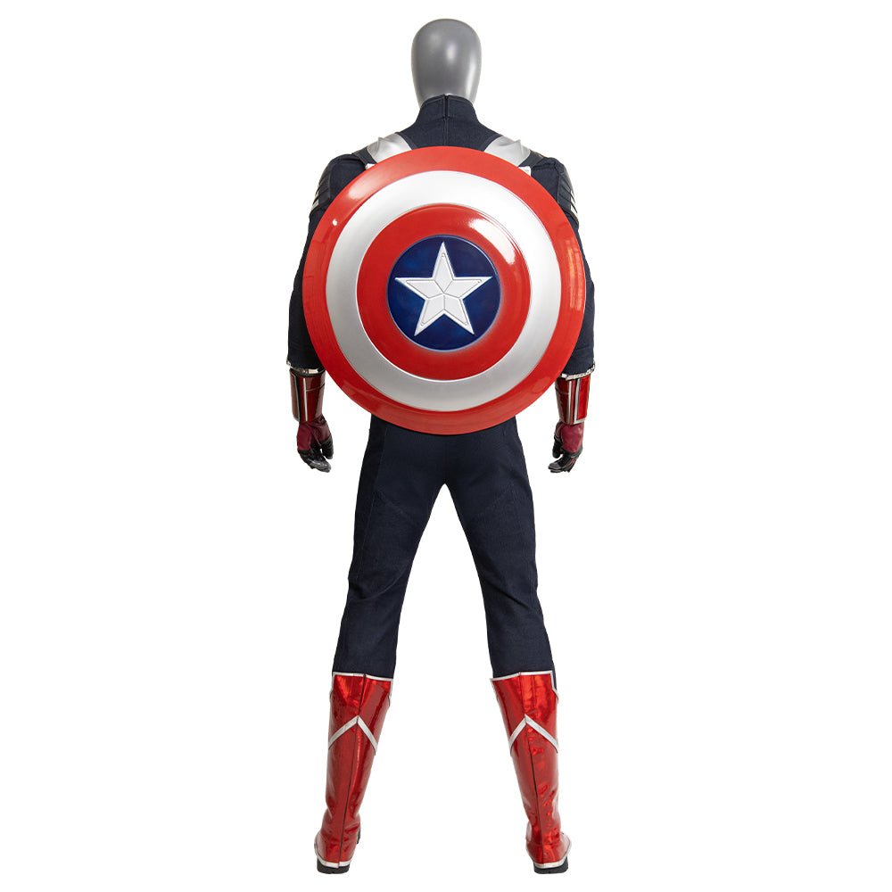 Traje de Cosplay de Captain America 4 Sam Wilson Nivel Superior - Fantasia Cosera