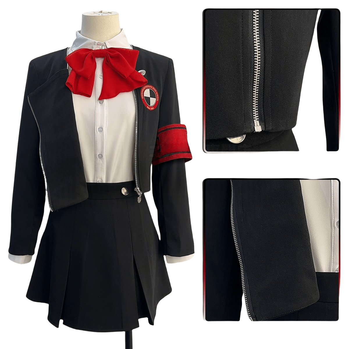 Traje Cosplay de Persona - Aegis, Makoto Yuki, Gekkoukan High School - Fantasia Cosera