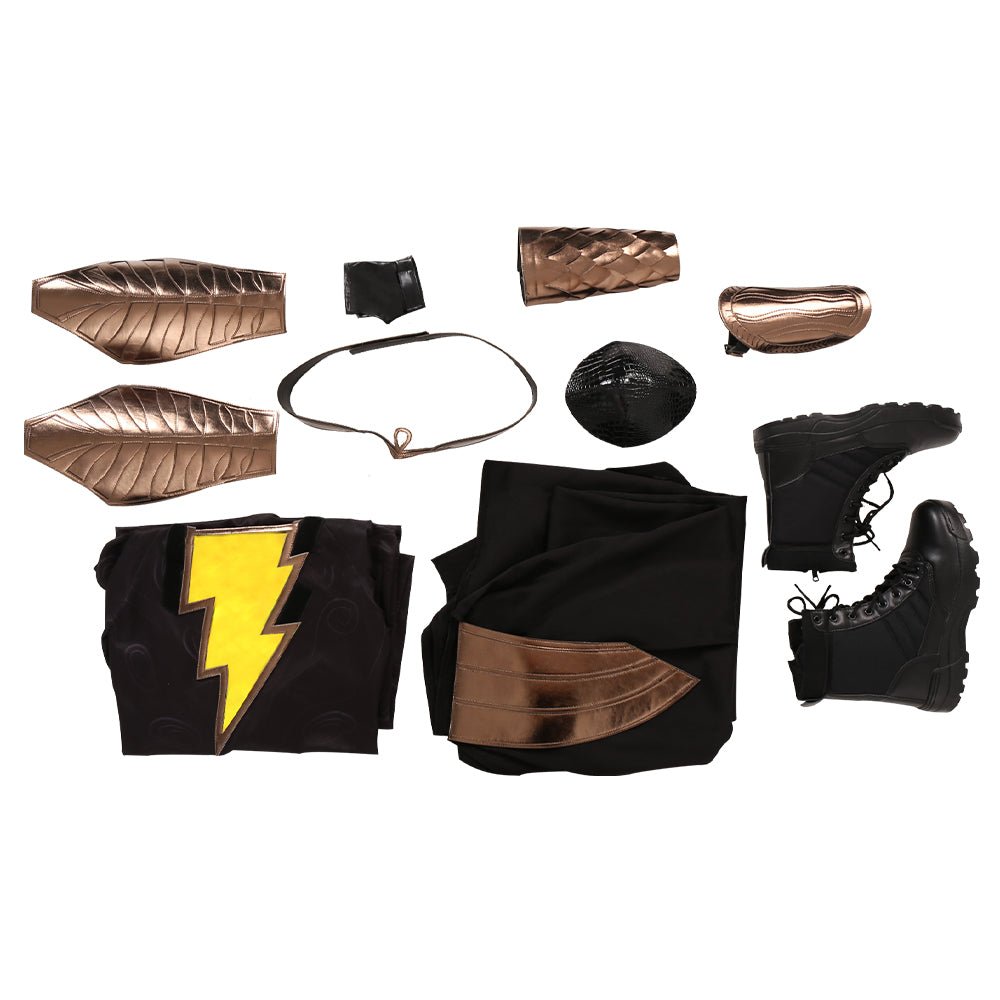 Traje de Cosplay de Black Adam 2022 Teth-Adam para Hombre - Fantasia Cosera