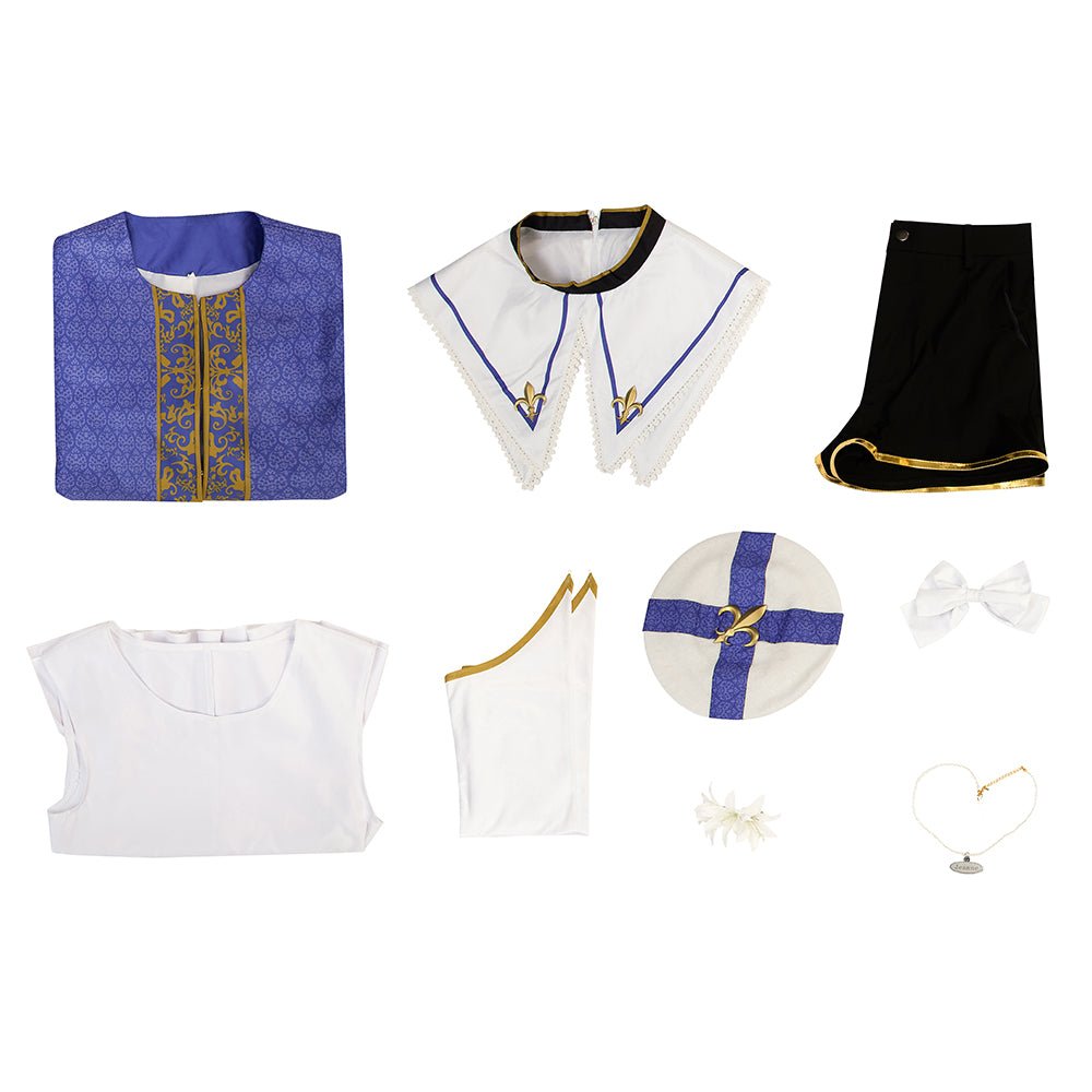 Traje de Cosplay Shounen Jeanne Jeanne-kun - Disfraz Divertido de Halloween para Mujeres y Niñas - Fantasia Cosera