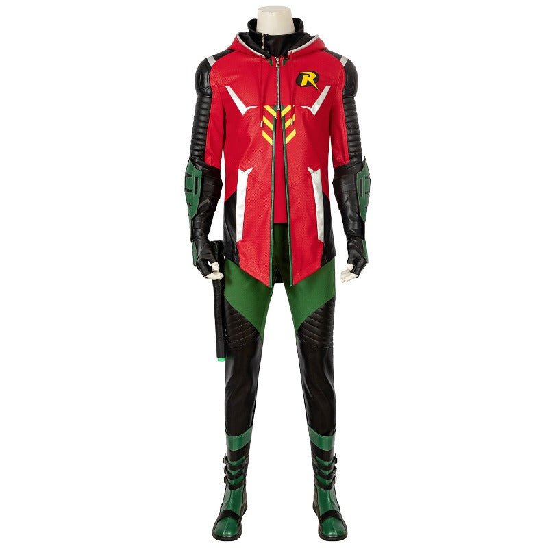 Traje de Cosplay de Robin de Gotham Knights para Halloween y Carnaval - Fantasia Cosera
