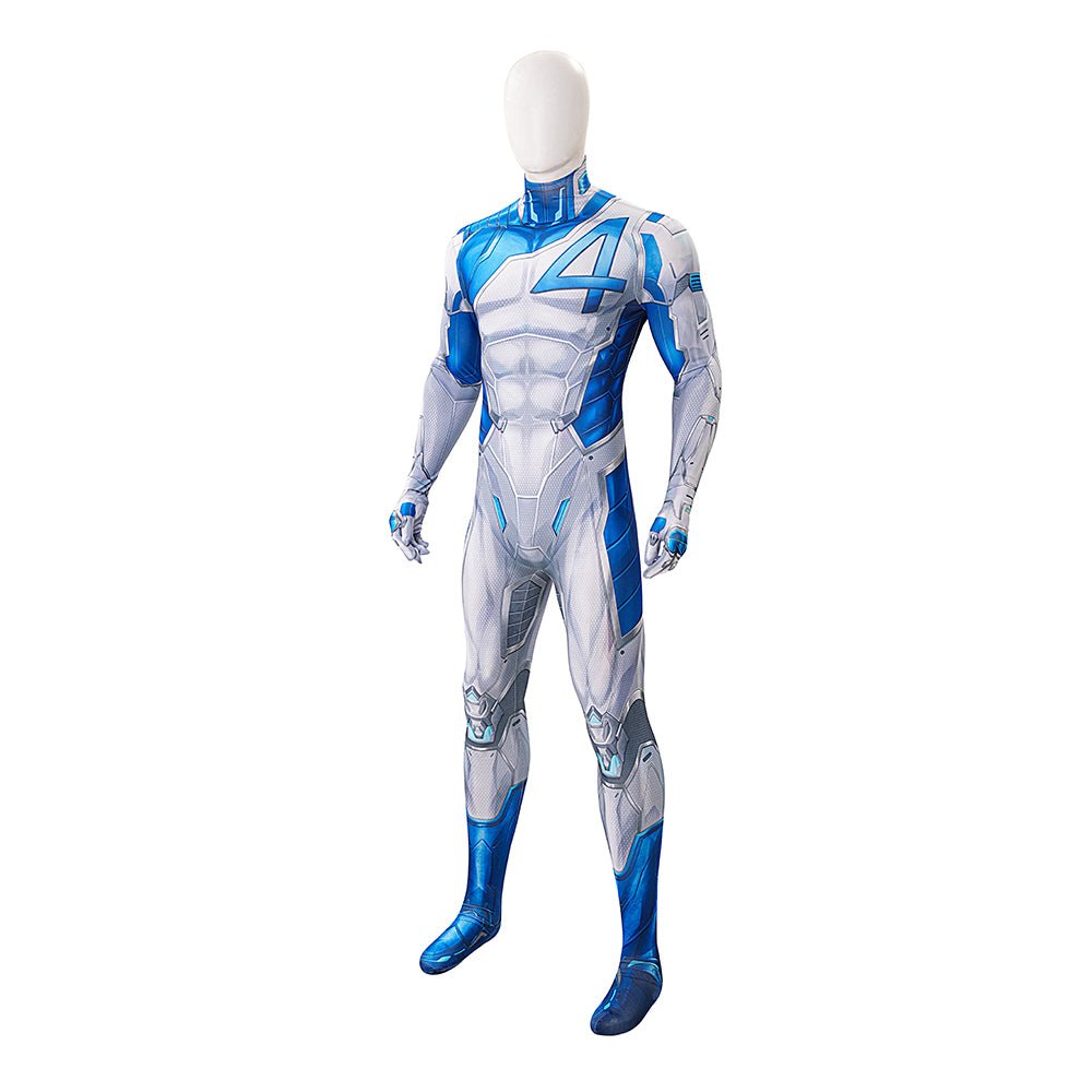 Marvel Concurso de Campeones - Traje de Cuerpo Mr. Fantastic para Cosplay - Fantasia Cosera