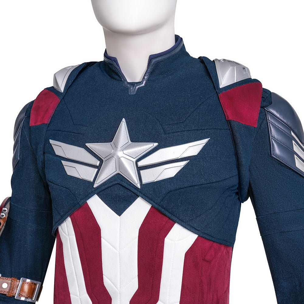 Traje de Cosplay Captain America 4 - Falcon Edición Captain America - Fantasia Cosera