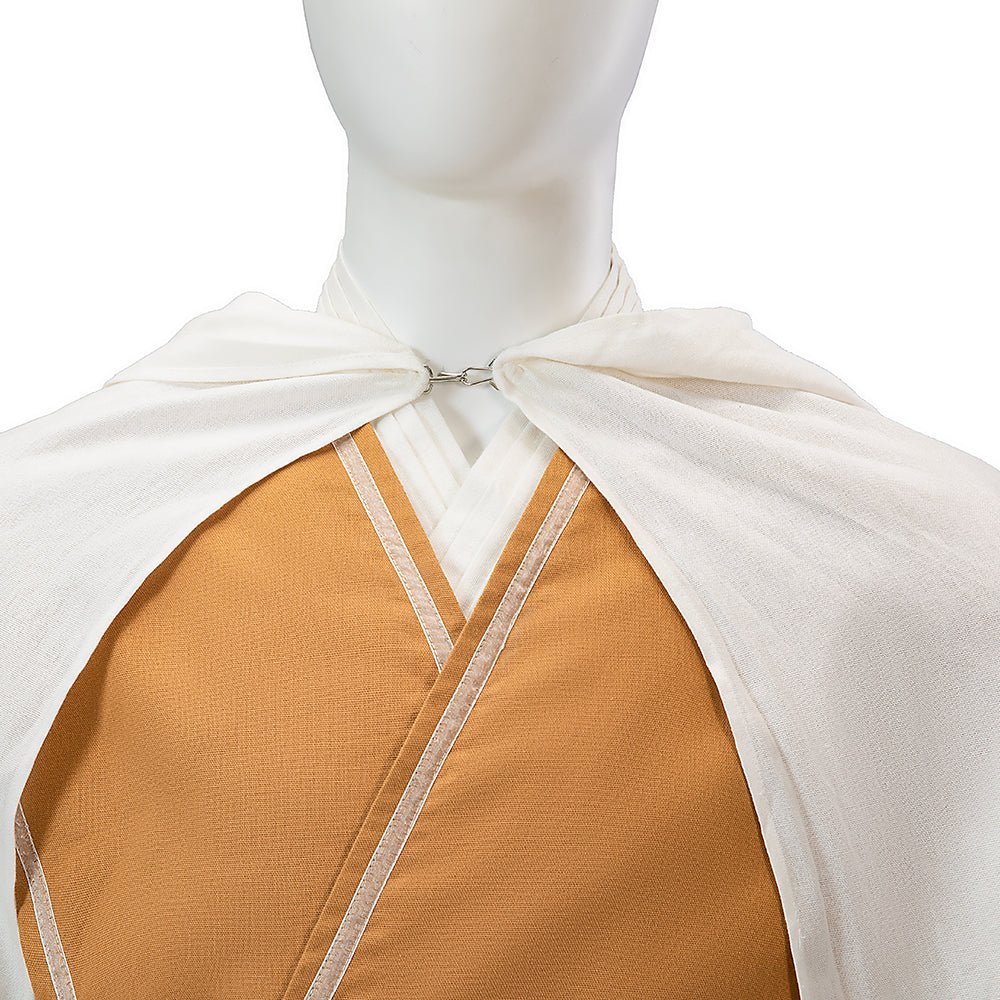 Traje de Cosplay de Star Wars - Asistente Sol Xue (Versión Túnica Blanca) - Fantasia Cosera