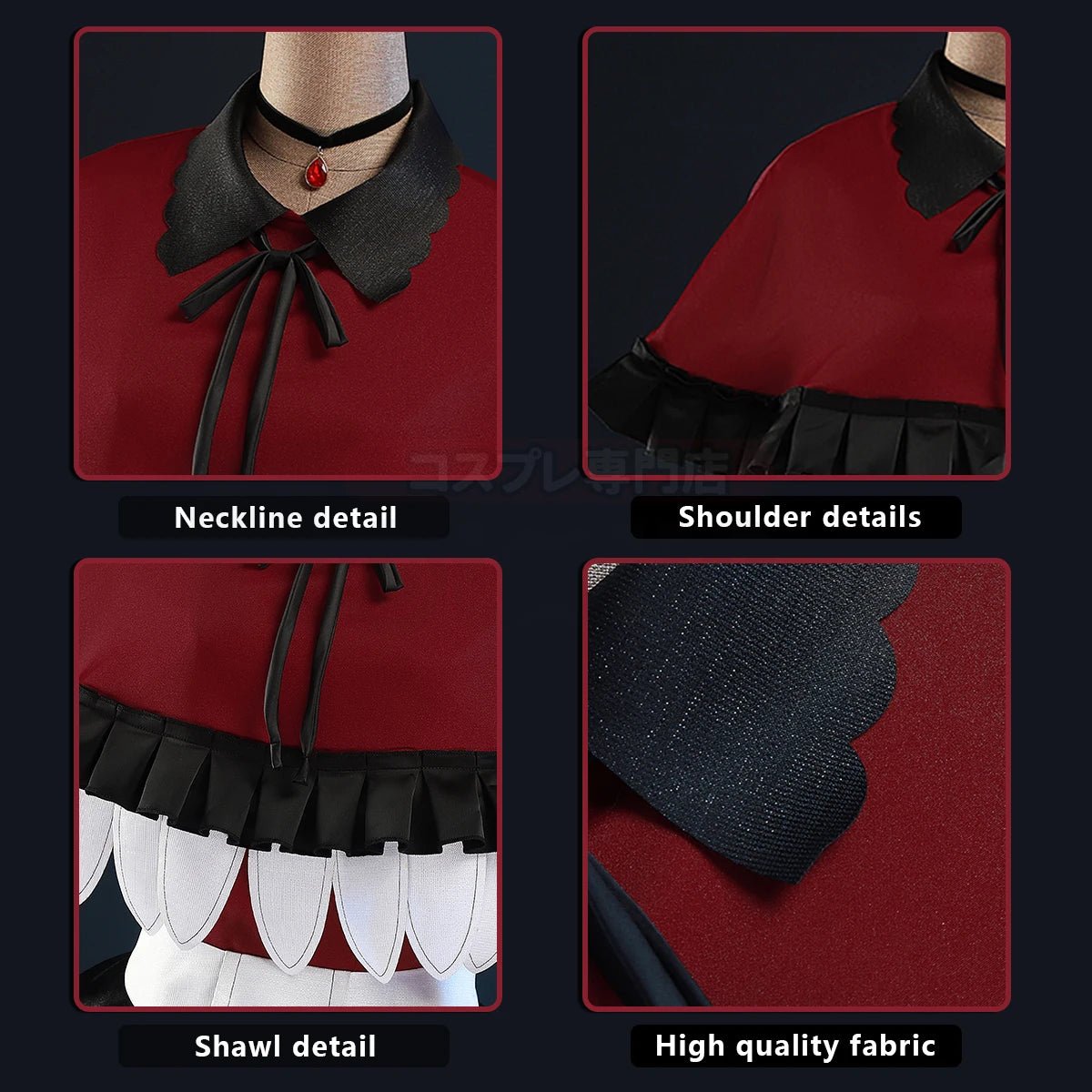 Disfraz de Cosplay de Ruby Hoshino de OSHI NO KO Anime con Peluca, Camisa, Chal y Falda - Fantasia Cosera