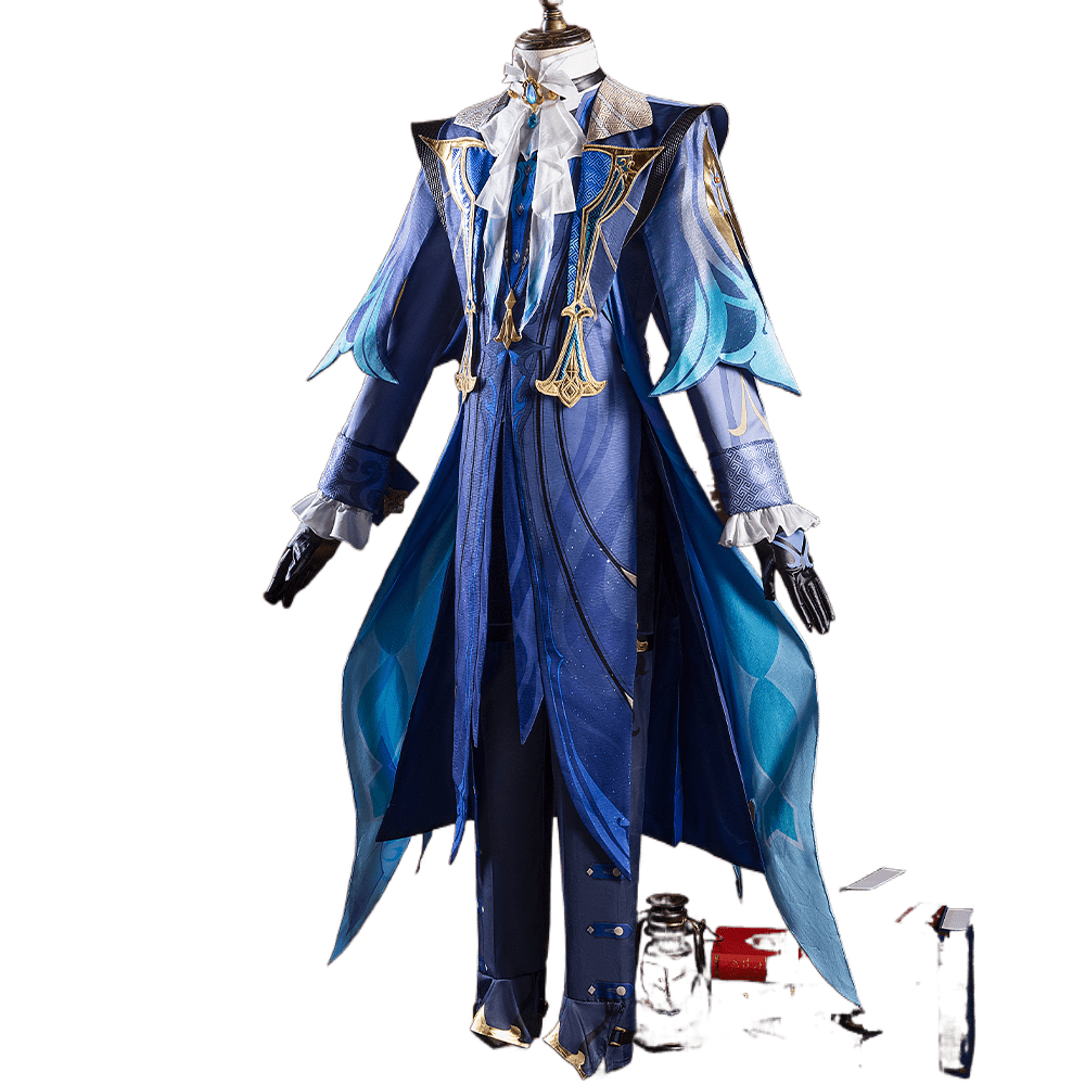 Traje de Cosplay de Neuvillette de Genshin Impact – Atuendo Auténtico Inspirado en el Juego para Hombres - Fantasia Cosera