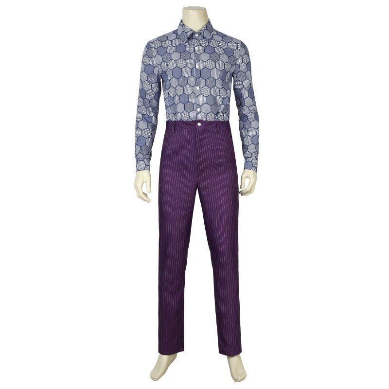 Traje de Cosplay del Joker de Batman El Caballero de la Noche - Disfraz de Halloween para Fans - Fantasia Cosera