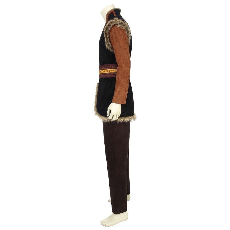 Disfraz de Kristoff de Frozen 2 para Hombres - Traje Completo de Cosplay con Accesorios para Halloween - Fantasia Cosera