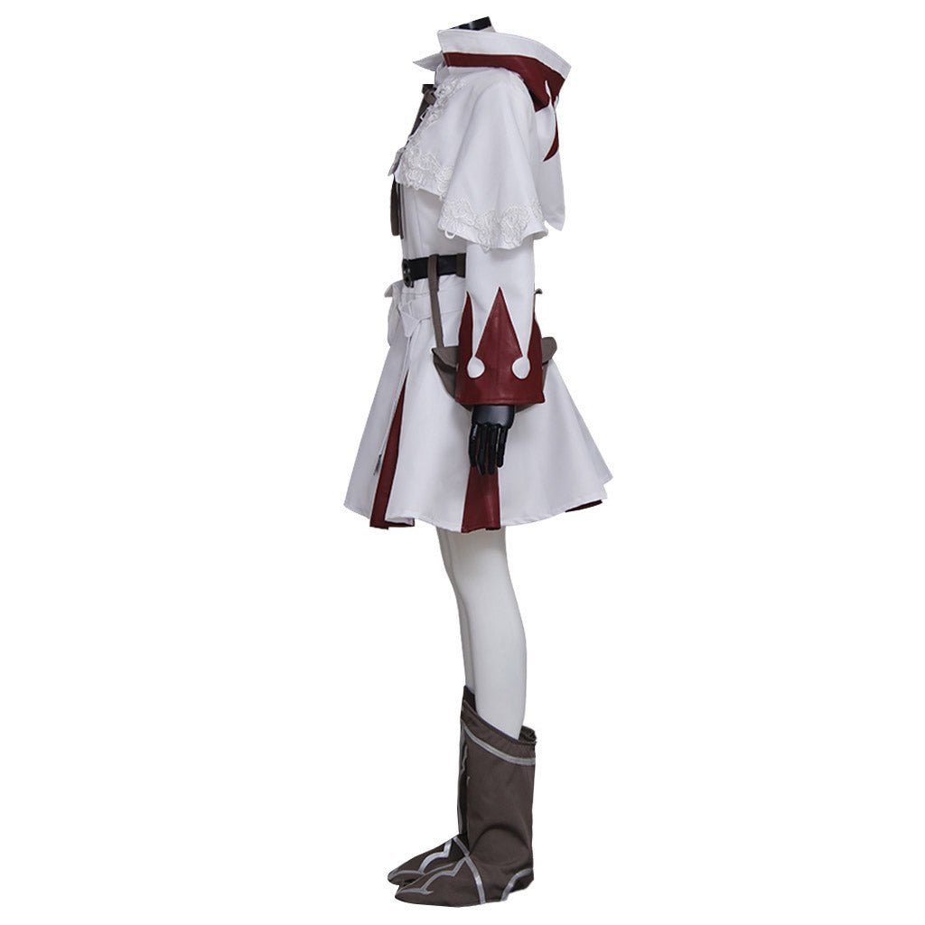 Traje de Cosplay de Mago Blanco de Final Fantasy XIV | Atuendo de Personaje de Juego Hecho a Medida - Fantasia Cosera