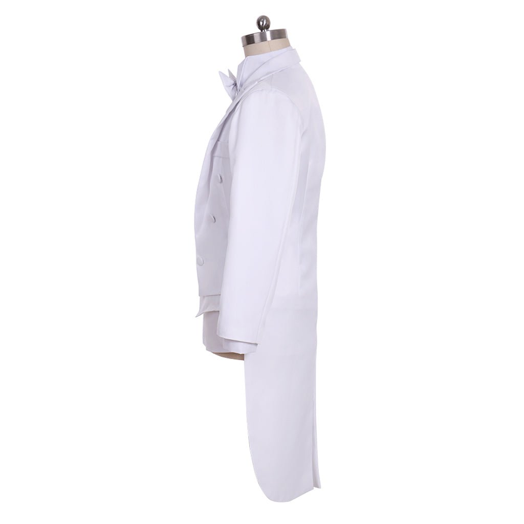 Chaqueta de Cosplay de Príncipe - Chaqueta Blanca Medieval Rococó del Siglo XVIII para Hombres - Fantasia Cosera