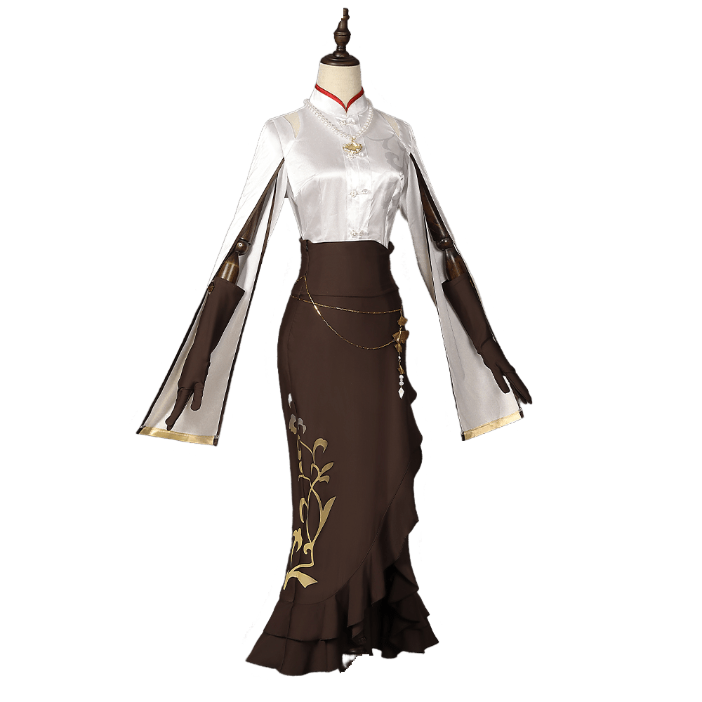 Genshin Impact x Pizza Hut - Traje de Cosplay de Ningguang - Fantasia Cosera