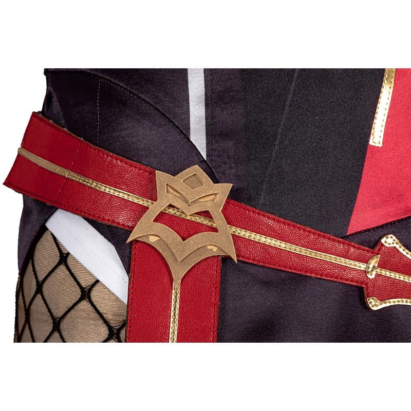 Traje de Cosplay de Rosalía de Genshin Impact para Halloween y Carnaval - Fantasia Cosera