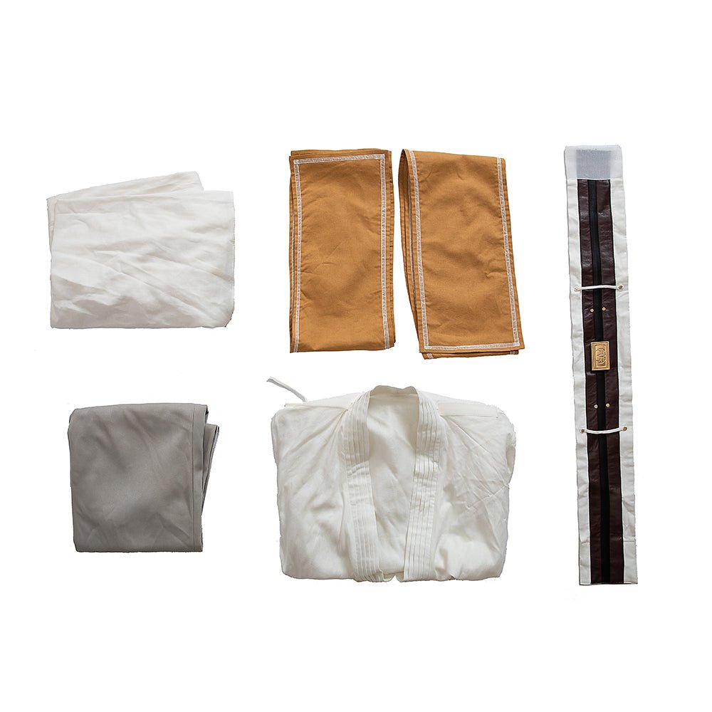 Traje de Cosplay de Star Wars - Asistente Sol Xue (Versión Túnica Blanca) - Fantasia Cosera