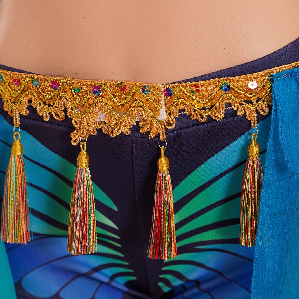 Vestido de Baile Azul de Britney Spears Slave | Traje de Cosplay - Fantasia Cosera