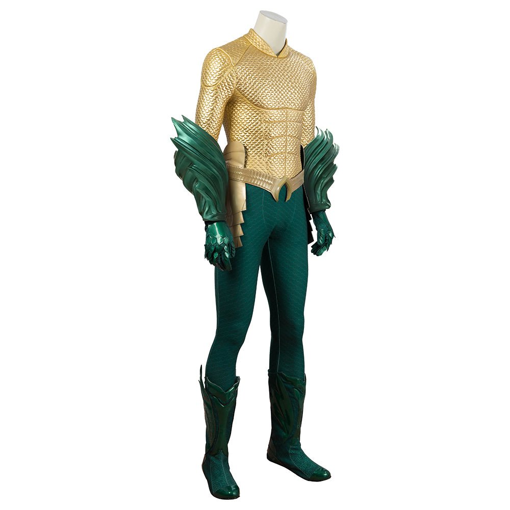 Traje de Cosplay de Aquaman Héroe Sonriente - Encarna al Rey de Atlantis - Fantasia Cosera