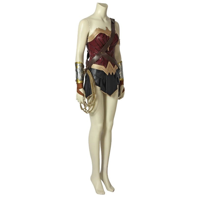 Traje de Cosplay de Diana Prince WW con Botas - Outfit Inspirado en la Película - Fantasia Cosera