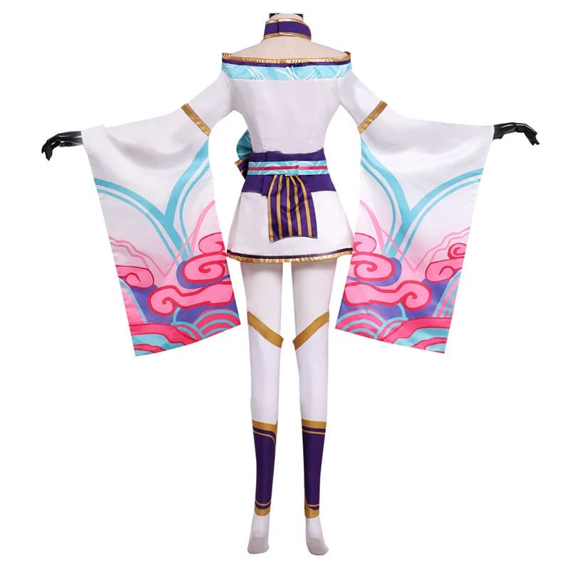 Vestido de Cosplay de Ahri Spirit Blossom para Mujer - Halloween - Fantasia Cosera