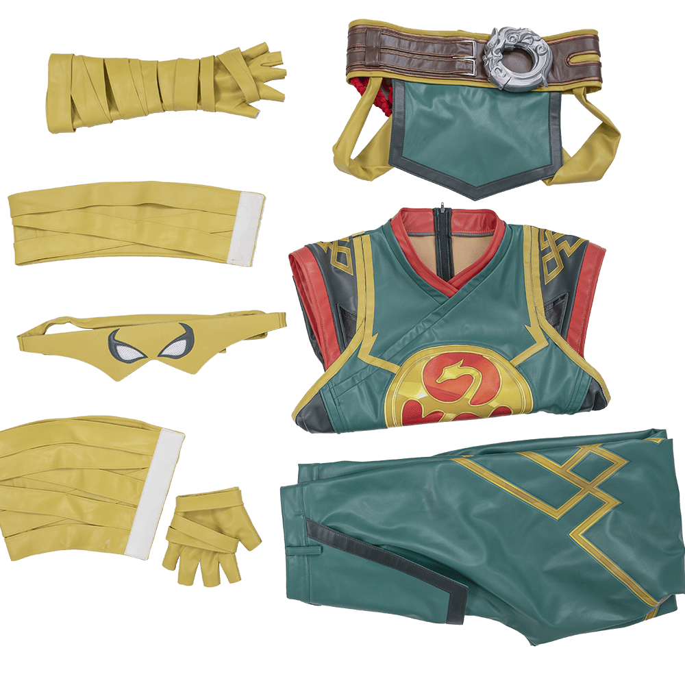 Traje de Cosplay de Iron Fist Lin Lie de Marvel Contest of Champions - Calidad Premium - Fantasia Cosera