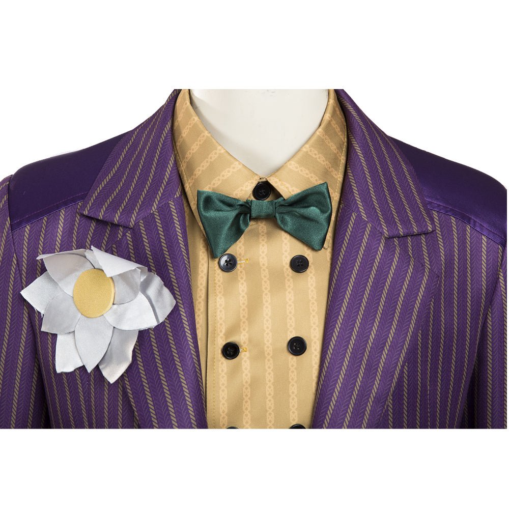 Traje de Cosplay de The Joker de Batman: Arkham Knight - Calidad Premium - Fantasia Cosera