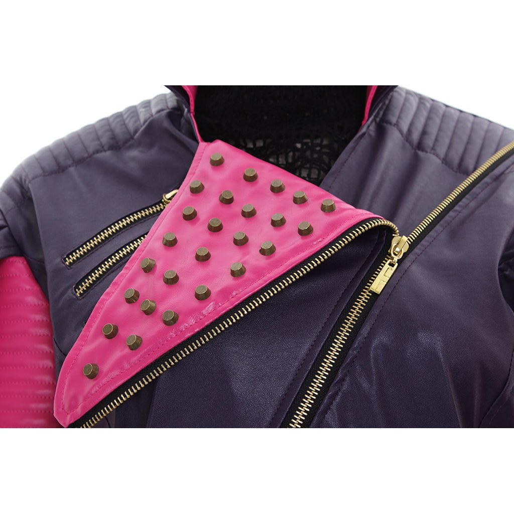 Traje de Cosplay de Mal de Descendientes - Conjunto de Chaqueta y Pantalones Hechos a Medida para Halloween - Fantasia Cosera