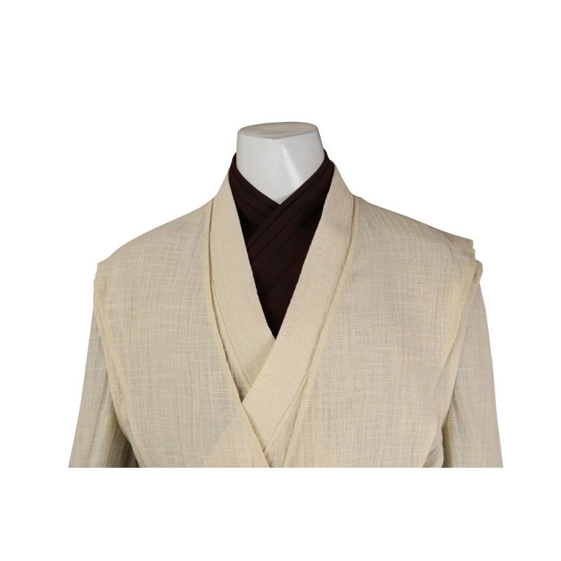 Traje de Cosplay de Obi-Wan Kenobi Vestimenta Jedi Conjunto Completo para Halloween y Fiestas - Fantasia Cosera