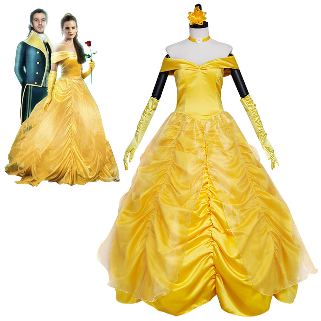 Belle y la Bestia Traje de Cosplay Serie | Vestido de Princesa para Eventos - Fantasia Cosera