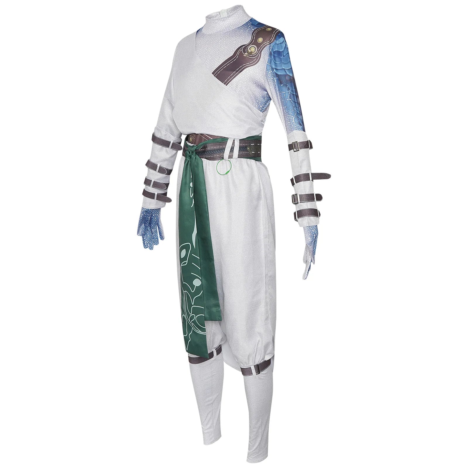 Traje de Cosplay Noble de Blanco de Black Myth Wukong | Túnica Blanca para Halloween para Hombres | Diseño Elegante para Fans - Fantasia Cosera
