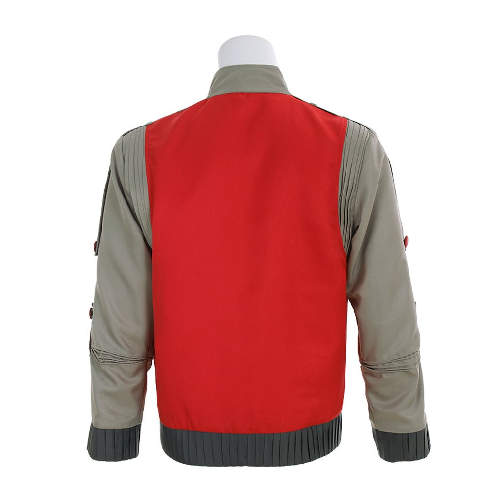 Traje de Cosplay de Regreso al Futuro - Chaqueta en Naranja, Blanco y Rojo - Fantasia Cosera