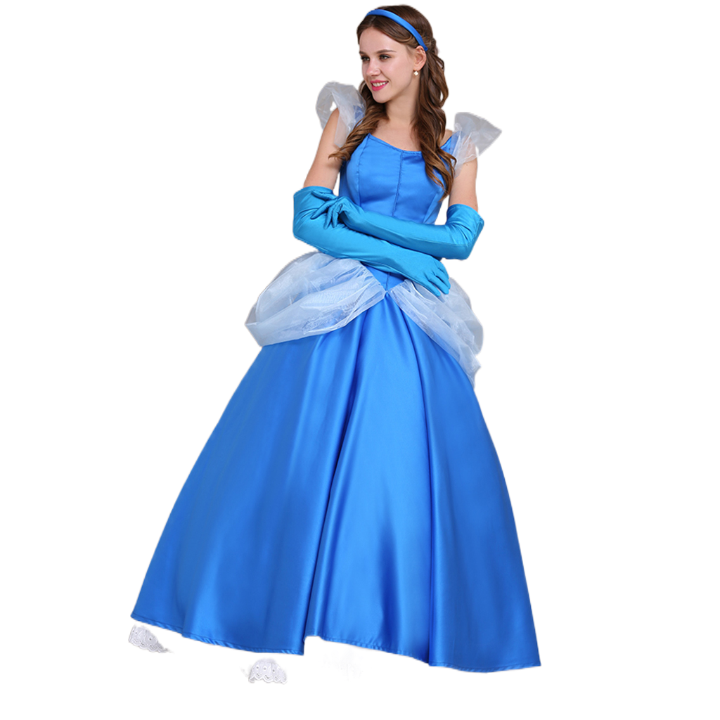 Serie de Disfraces de Cosplay de Disney Cenicienta: Princesa, Príncipe, Madrastra y Criada - Fantasia Cosera