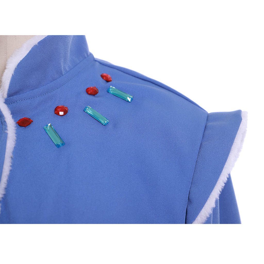 Vestido de Anna Aventura Congelada | Cosplay Princesa Disney para Halloween y Fiestas Temáticas - Fantasia Cosera