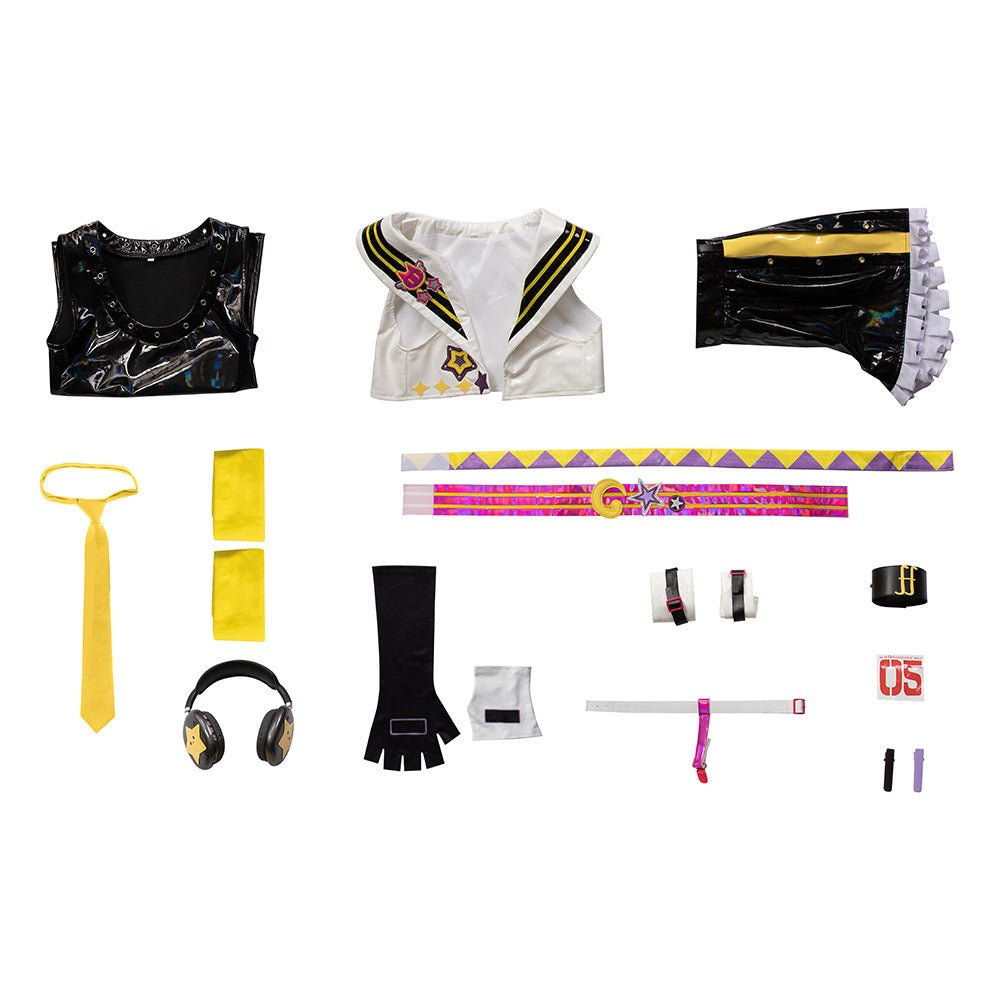 Trajes de Cosplay de Len y Rin de Muse Dash | Concierto Mágico de Project Mirai Sekai Juego Completo - Fantasia Cosera