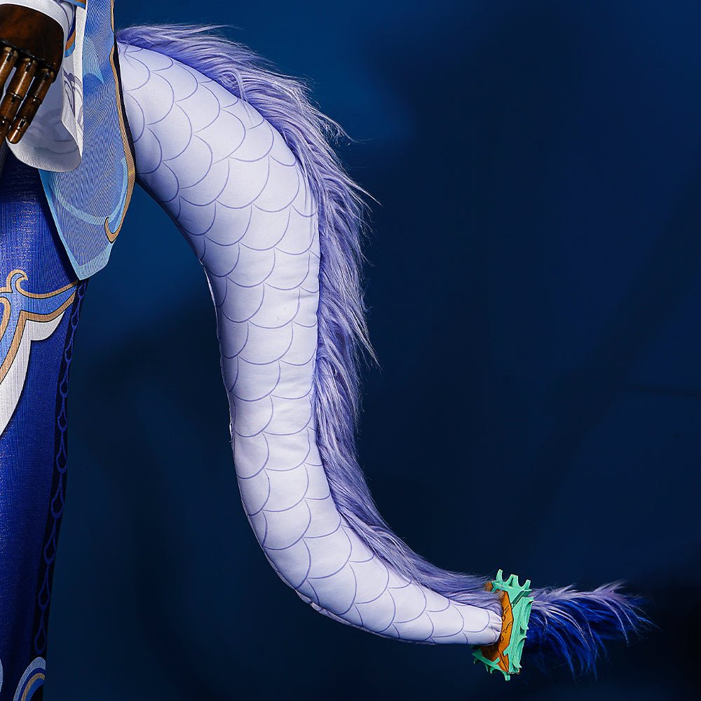 Traje de Cosplay de Bailu de Honkai Star Rail – ¡Perfecto para las Fanáticas del Juego! - Fantasia Cosera