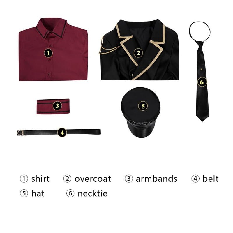 Traje de Cosplay de Chica Mágica Mira y Teniente Malvado para Hombres - Fantasia Cosera