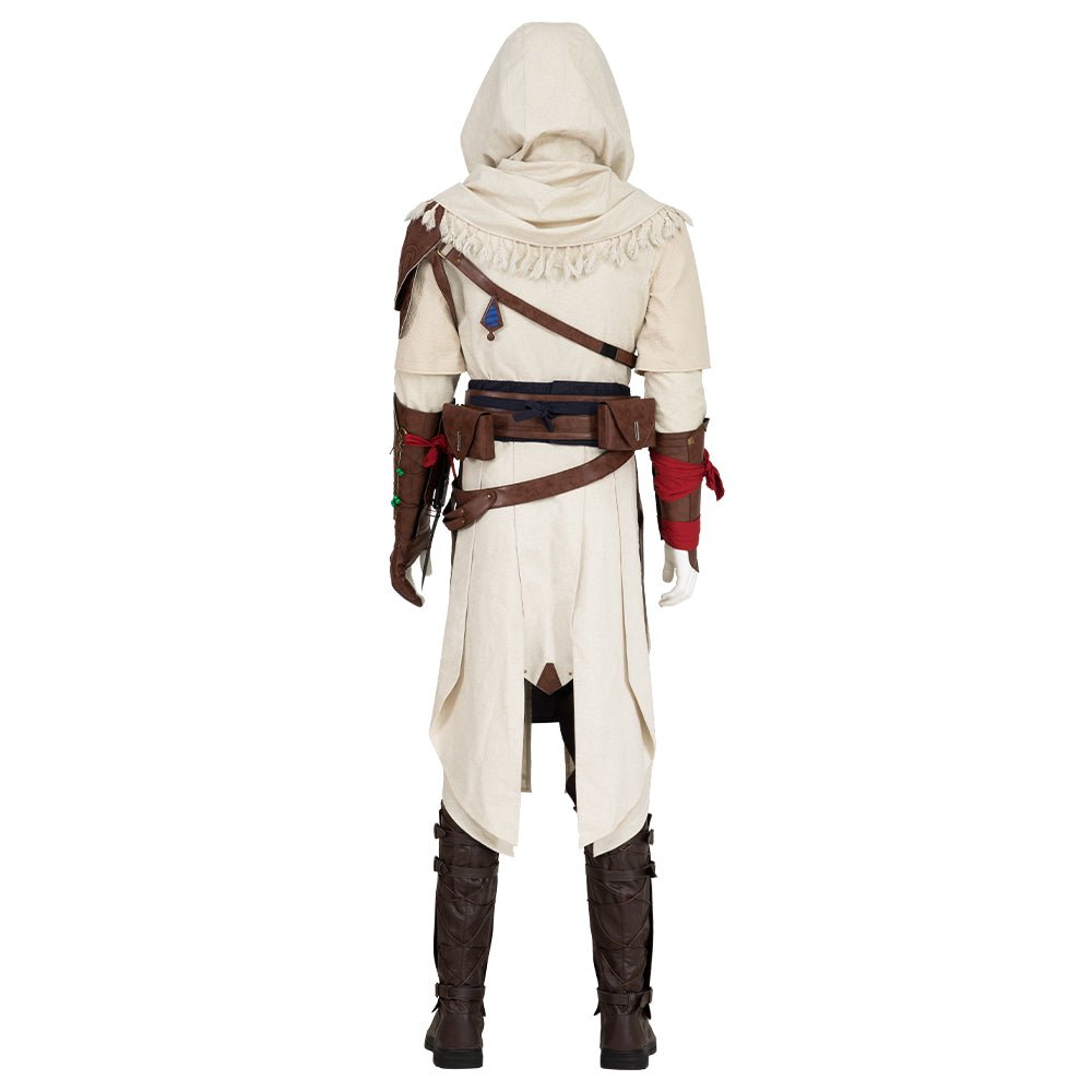 Traje Completo de Basim Ibn Ishaq de Assassin’s Creed Mirage con Zapatos - Fantasia Cosera