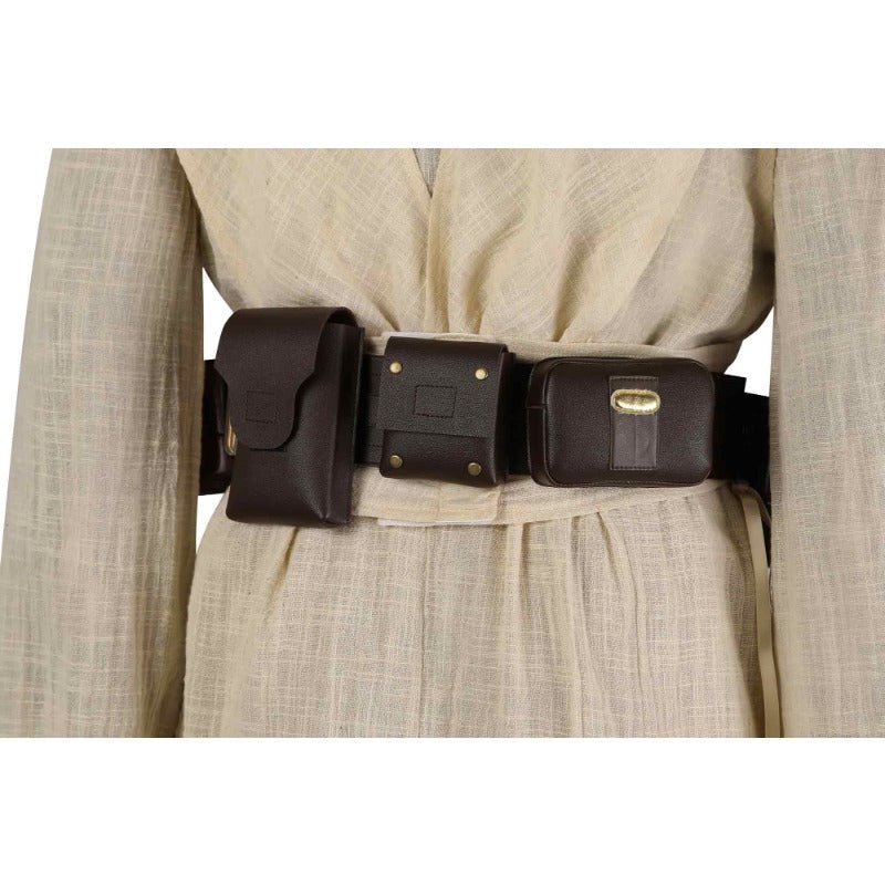 Traje de Cosplay de Obi-Wan Kenobi Vestimenta Jedi Conjunto Completo para Halloween y Fiestas - Fantasia Cosera