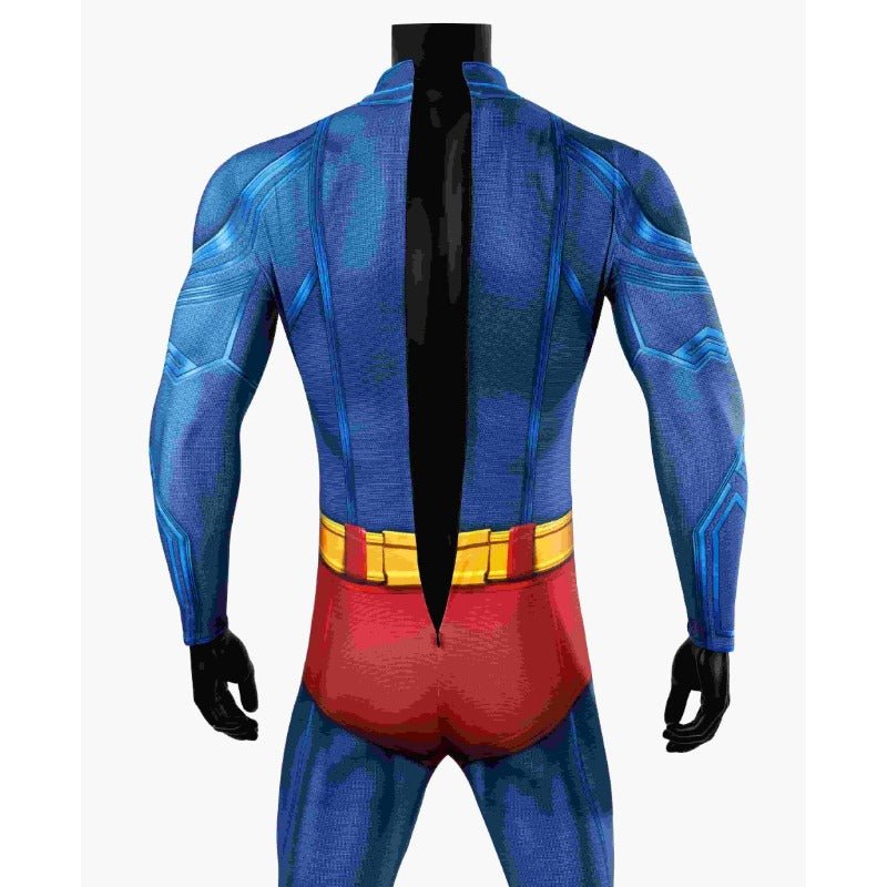 Traje de Cosplay Superman Legacy Clark Kent con Capa para Halloween y Eventos - Fantasia Cosera