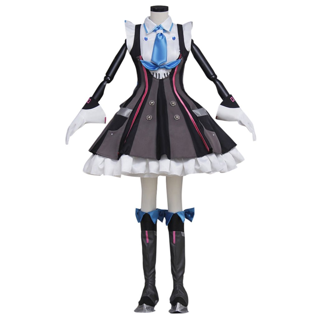 Traje de Cosplay KIYO-KIYO Miku Magia Futuro 2016 con Zapatos y Audífonos - Fantasia Cosera