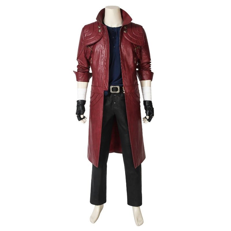 Traje de Cosplay de Dante de Devil May Cry 5 para Halloween con Zapatos - Fantasía Cosera - Fantasia Cosera