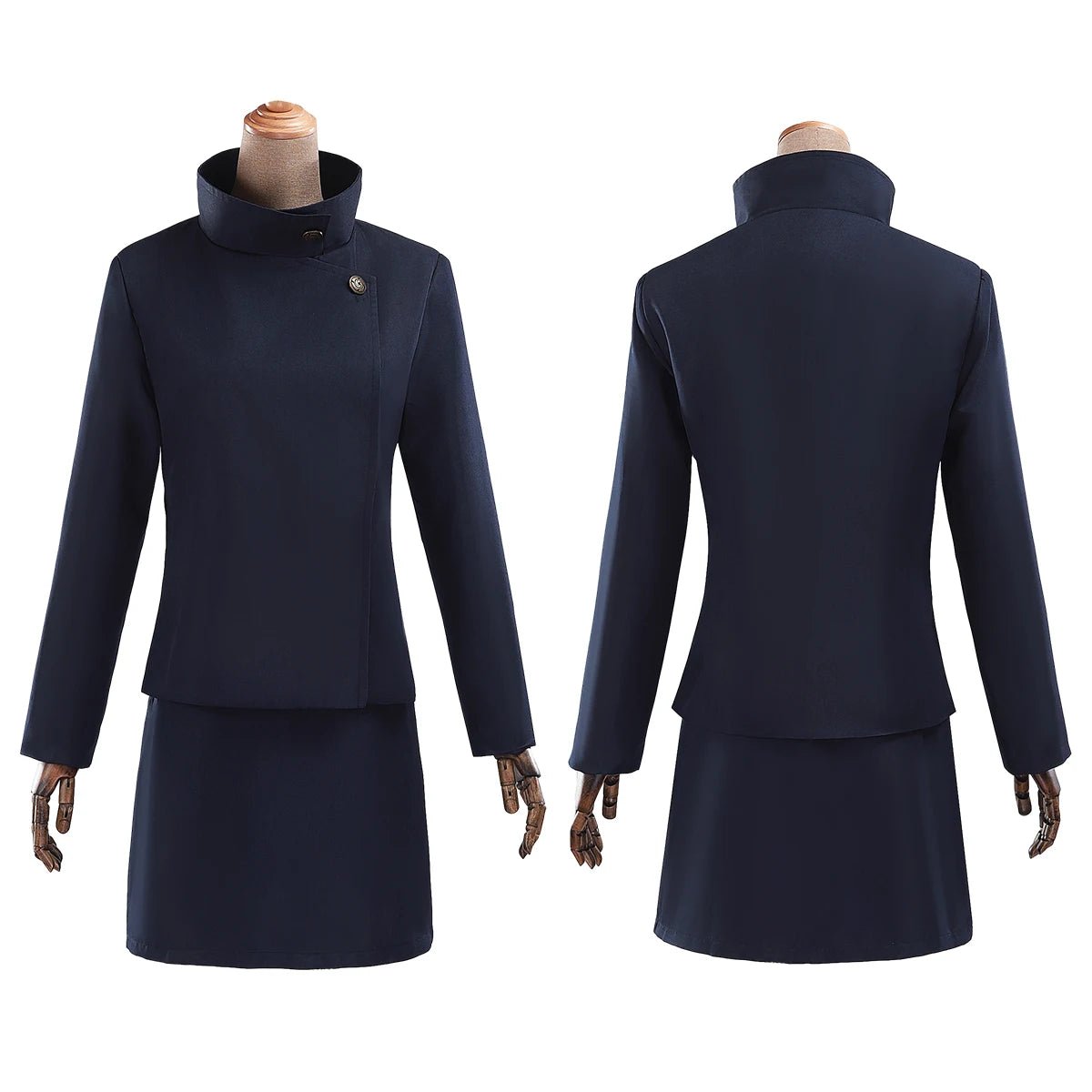 Disfraz de Cosplay de Shoko Ieiri de Jujutsu Kaisen con Peluca, Chaqueta, Falda y Red de Rosas para Halloween y Navidad Tallas XS-2XL - Fantasia Cosera