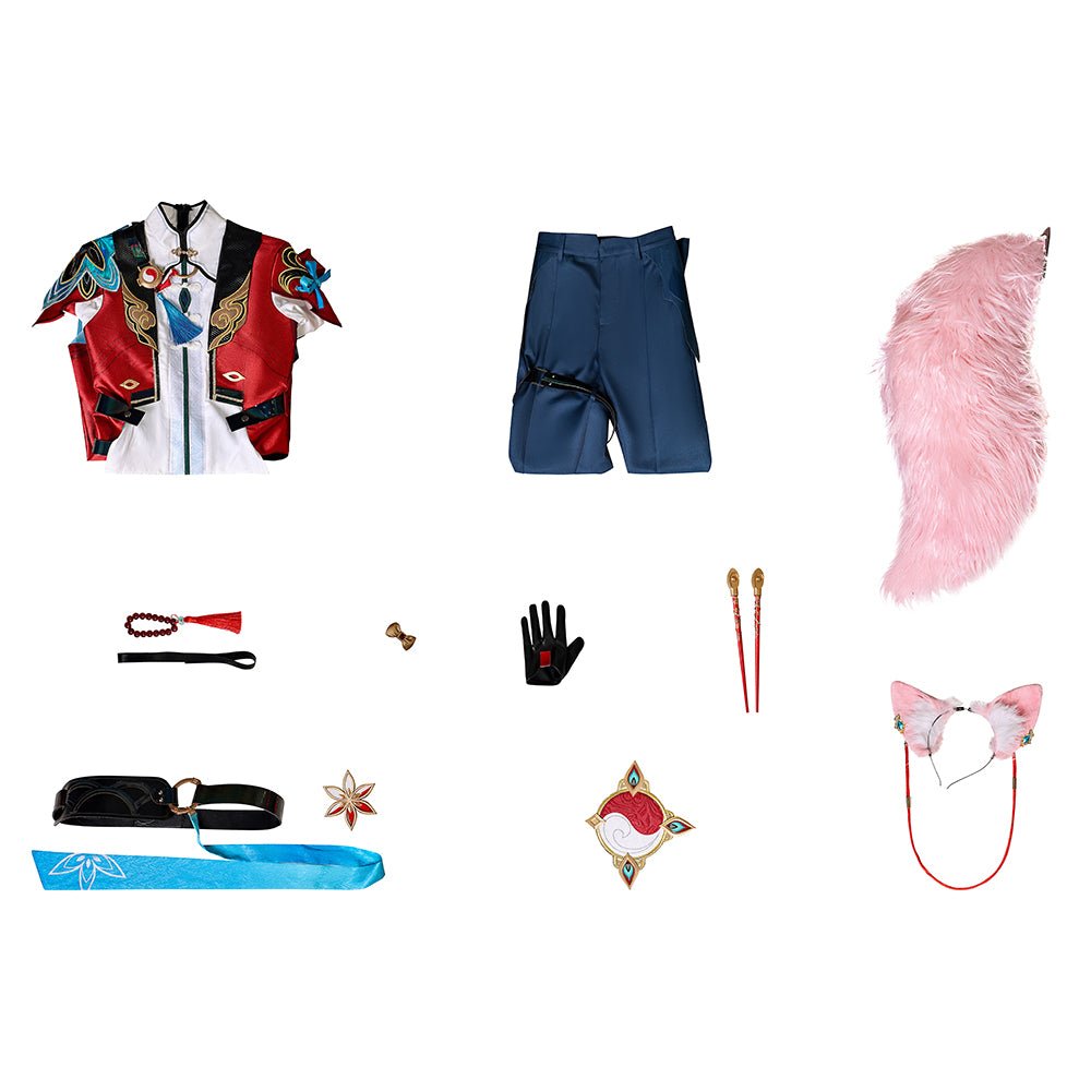 Traje de Cosplay de Jiao Qiu de Honkai: Star Rail para Mujeres - Fantasia Cosera