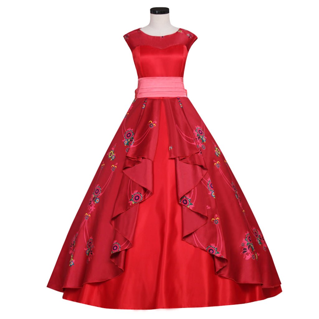 Vestido de Princesa Elena de Avalor | Disfraz de Gala para Mujeres Adultas - Fantasia Cosera