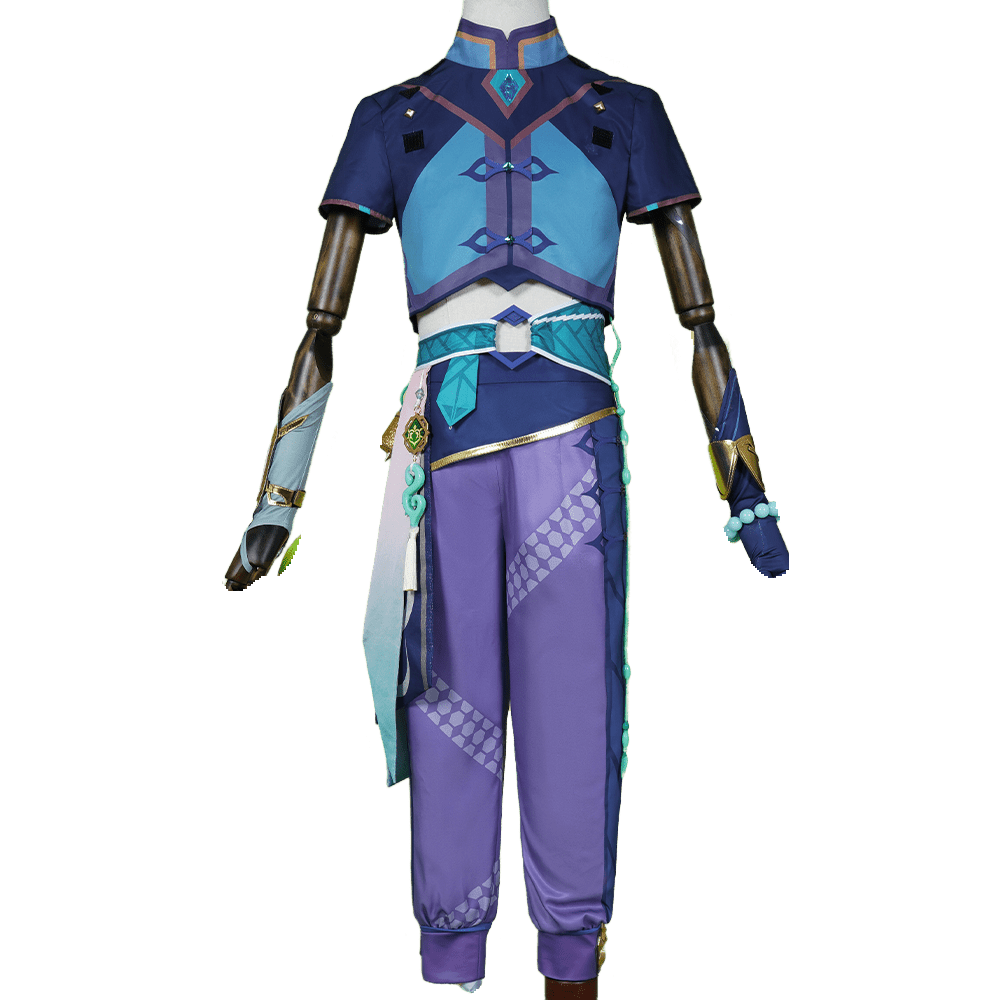 Traje de Cosplay de Baizhu de Genshin Impact – Outfit Inspirado en el Juego para Hombres - Fantasia Cosera