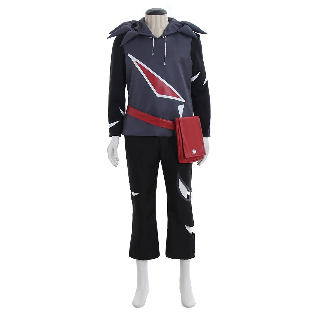Traje de Cosplay de Gladion del Equipo Calavera de Pokémon Sol y Luna - Fantasia Cosera